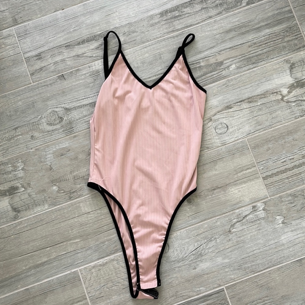 Shein Pink Bodysuit